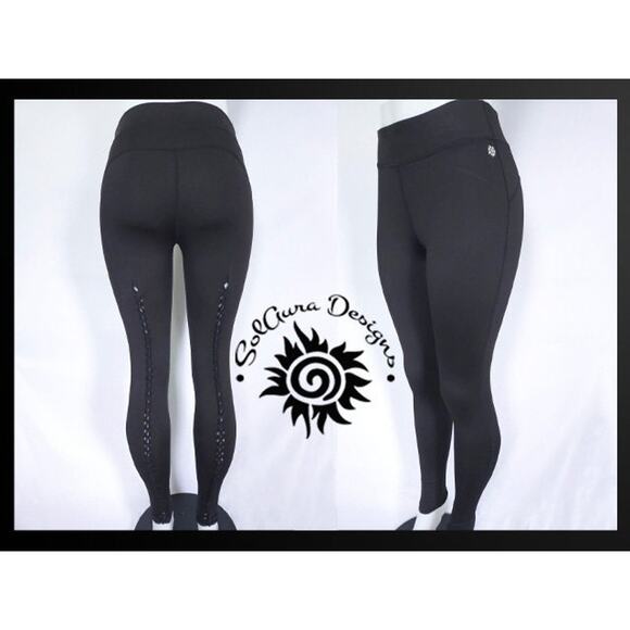 THE CUT - LARGE - Back-Seamed Style Black Leggings - Non-See Through - Raver - Picture 2 of 7